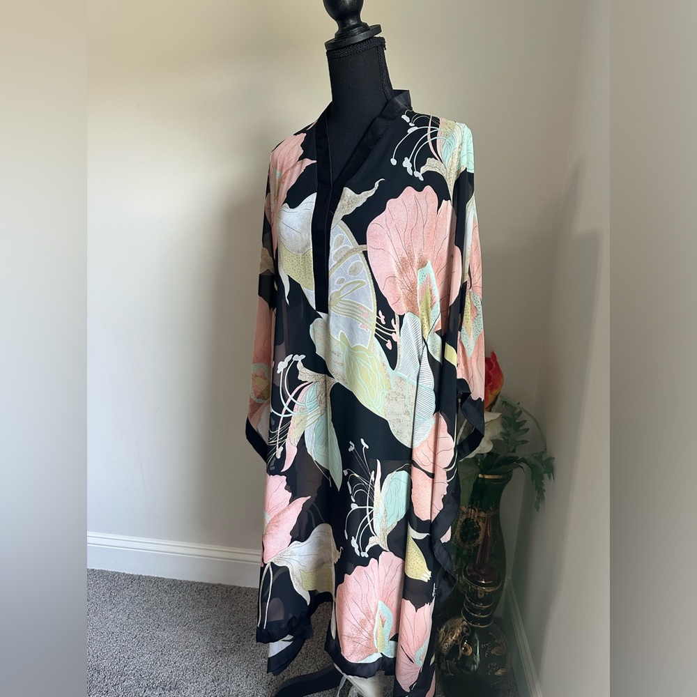 Floral Kaftan Shirt Kameez